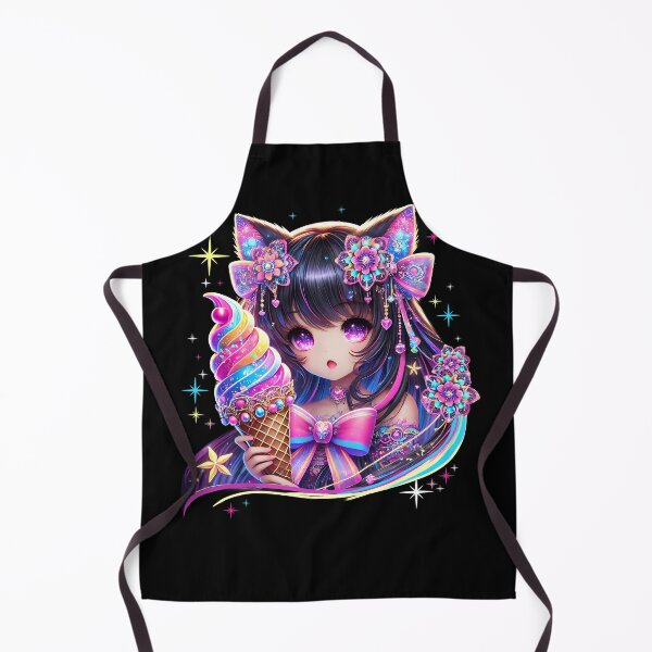 Item preview, Pastel Goth Anime Fox Harajuku Japanese Art designed and sold by Kimberley King Art  King Art.