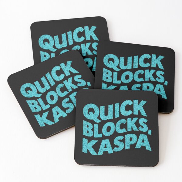 Item preview, More Blocks. Less Talk. Kaspa. designed and sold by RadDeck.