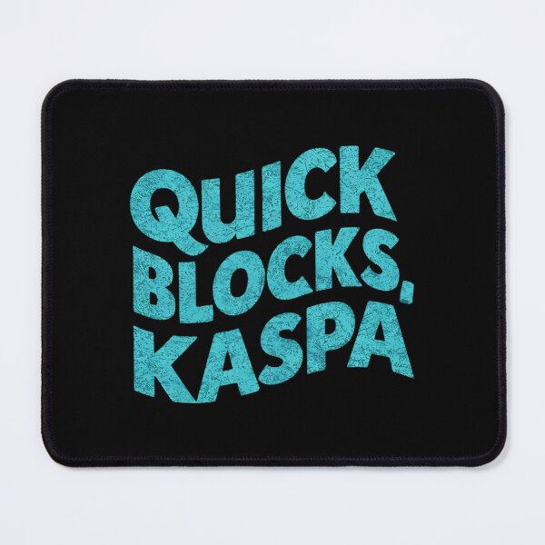 Item preview, More Blocks. Less Talk. Kaspa. designed and sold by RadDeck.
