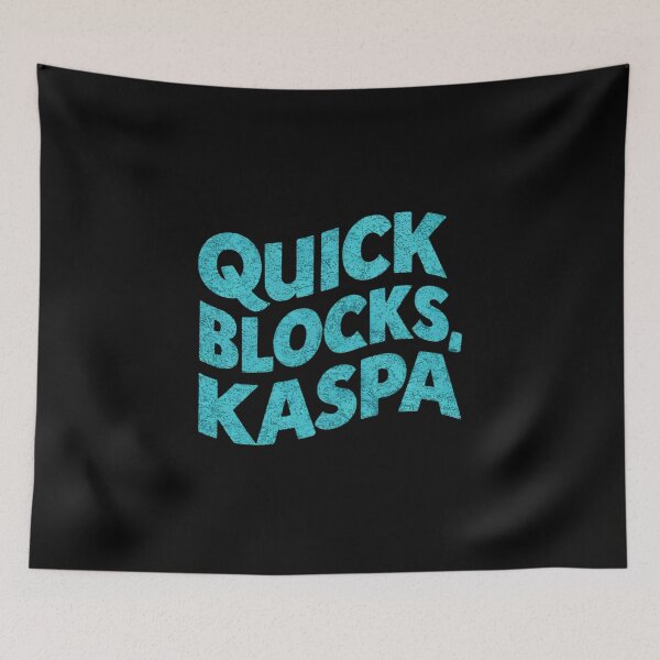 Item preview, More Blocks. Less Talk. Kaspa. designed and sold by RadDeck.