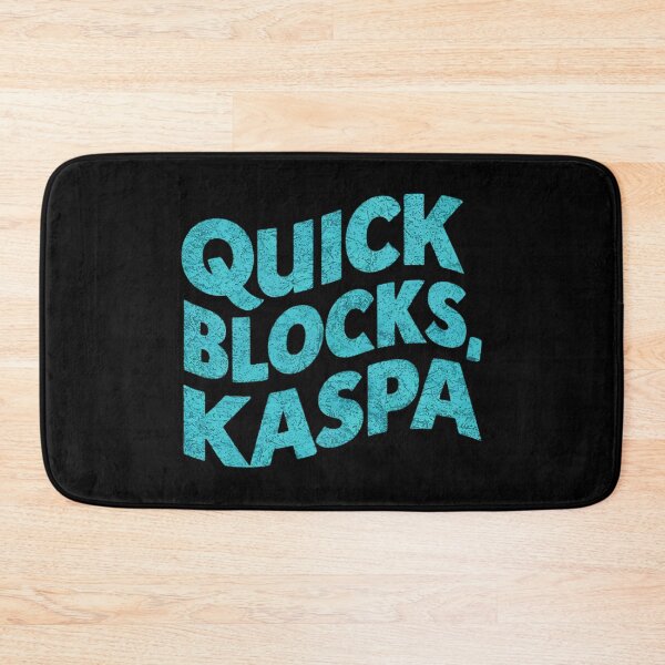 Item preview, More Blocks. Less Talk. Kaspa. designed and sold by RadDeck.