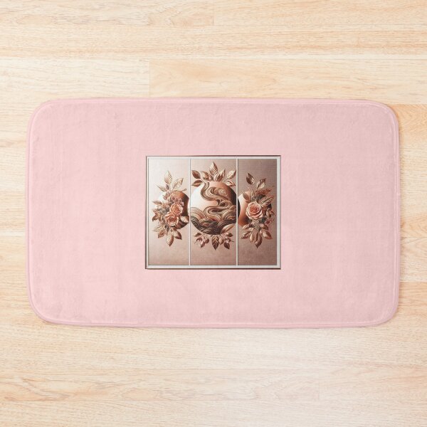 Item preview, Rose Gold - Three Circle - Metallic Artwork - High Society designed and sold by AmberRoseWrites.