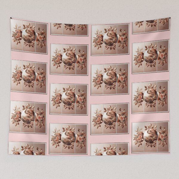 Item preview, Rose Gold - Three Circle - Metallic Artwork - High Society designed and sold by AmberRoseWrites.