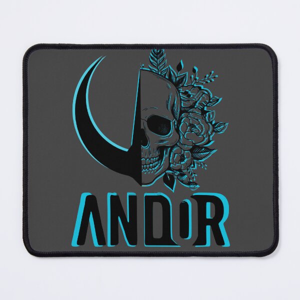 Item preview, ANDOR Half Logo Half Skull With Floral Design designed and sold by Sahan-MO.