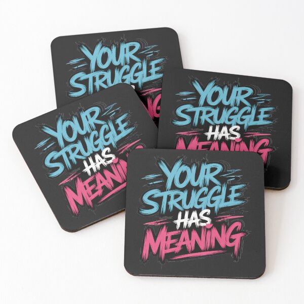 Item preview, Your Struggle Has Meaning – Motivational Graffiti Style Quote designed and sold by EpicMediaShop.