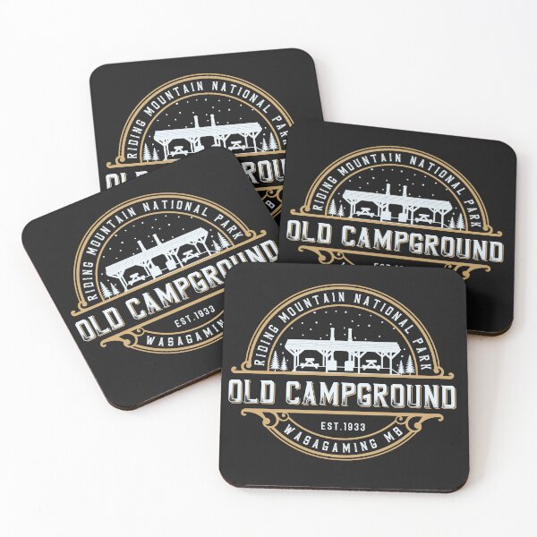 Item preview, Old Campground - Cookshack - Wasagaming Tan/White designed and sold by OC-Shirts.
