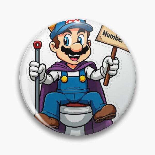 Item preview, Plumber King: Number 1 in Number 2s Sticker designed and sold by Gscode.