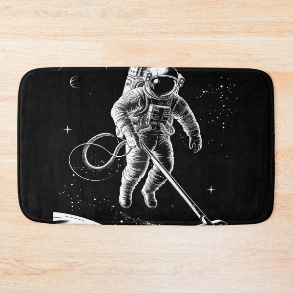 Item preview, Space Astronaut Vacuum Cleaning Humor Stars  designed and sold by Nekusa.
