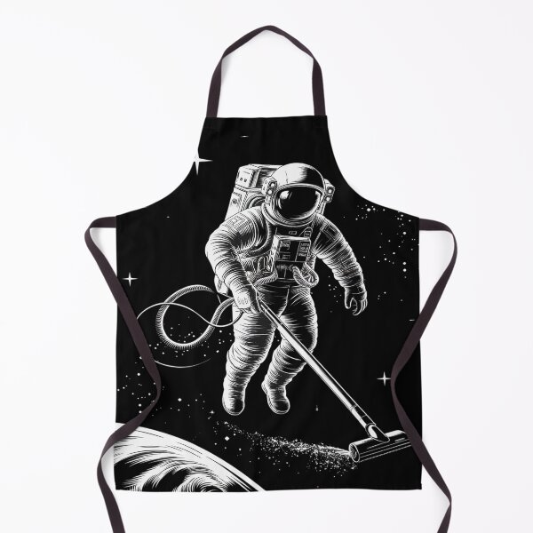 Item preview, Space Astronaut Vacuum Cleaning Humor Stars designed and sold by Nekusa.