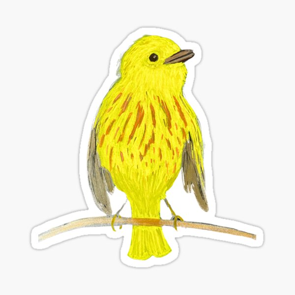 Item preview, Yellow Warbler Singing designed and sold by TheArtyOne11.