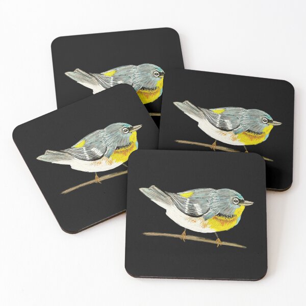 Item preview, Northern Parula Warbler on Tree Branch designed and sold by TheArtyOne11.