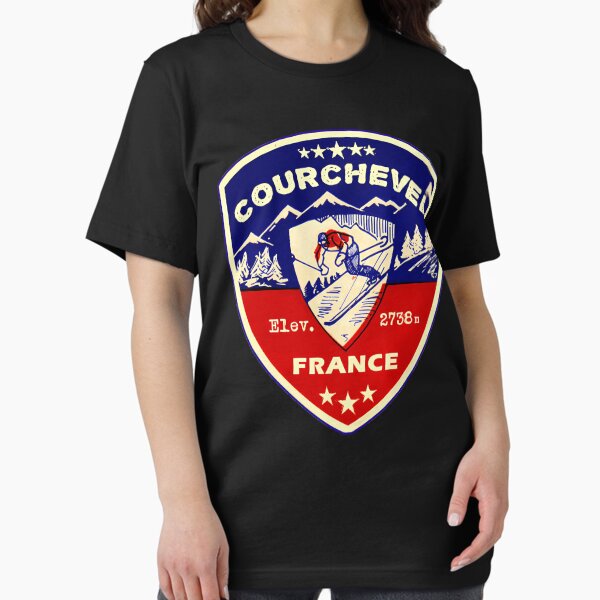 Item preview, Courchevel France Skiing Ski Mountains Skier designed and sold by tleyfer.