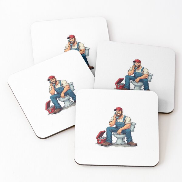 Item preview, Plumber on the Throne Sticker – “I Take Calls Anywhere” designed and sold by Gscode.
