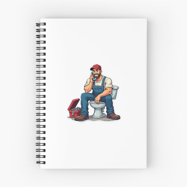 Item preview, Plumber on the Throne Sticker – “I Take Calls Anywhere” designed and sold by Gscode.