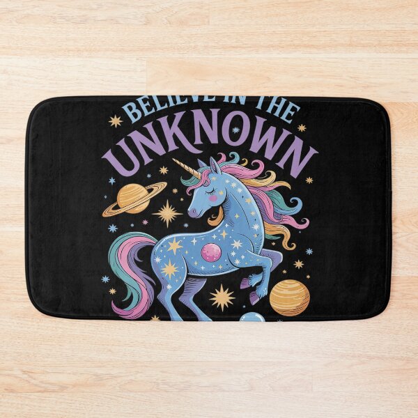 Item preview, Space Magical Unicorn Fantasy Meme Believe In The Unknown designed and sold by Nekusa.