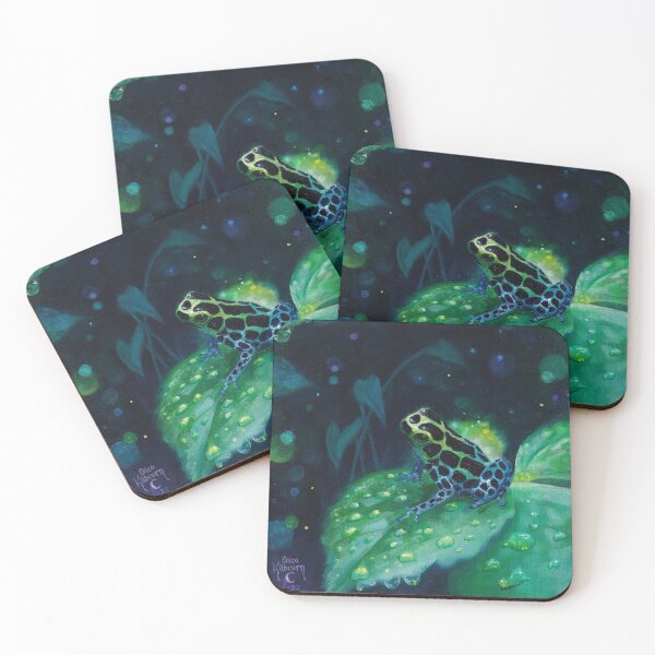 Item preview, Poison Dart Frog- Blue and Green designed and sold by Erica Kilbourn.
