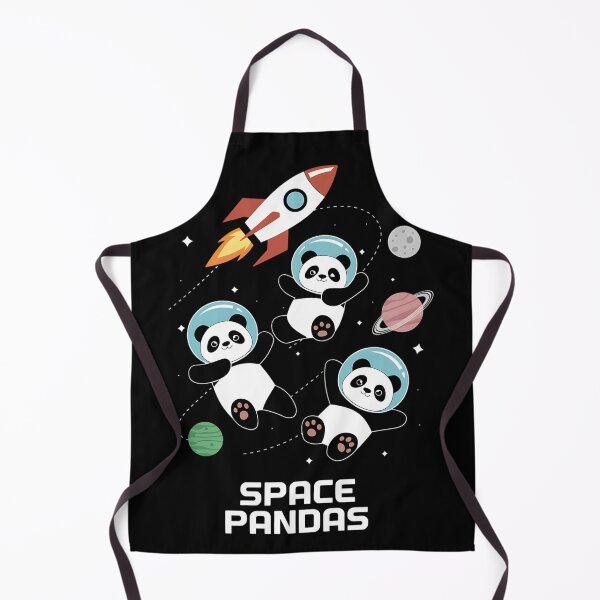 Artikelvorschau, Space Pandas T-Shirt Lustiges Astronauten-Planeten-Reisen entworfen und verkauft von Nekusa.