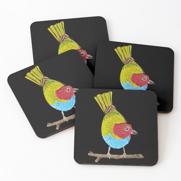 Item preview, Bay Headed Tanager Bird on Tree Branch designed and sold by TheArtyOne11.