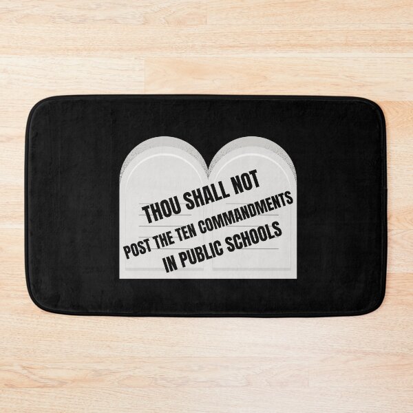 Item preview, No Ten Commandments in Public Schools designed and sold by CheekyGrace.