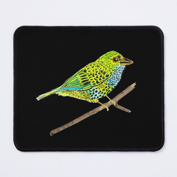 Item preview, Speckled Tanager Bird on Branch designed and sold by TheArtyOne11.