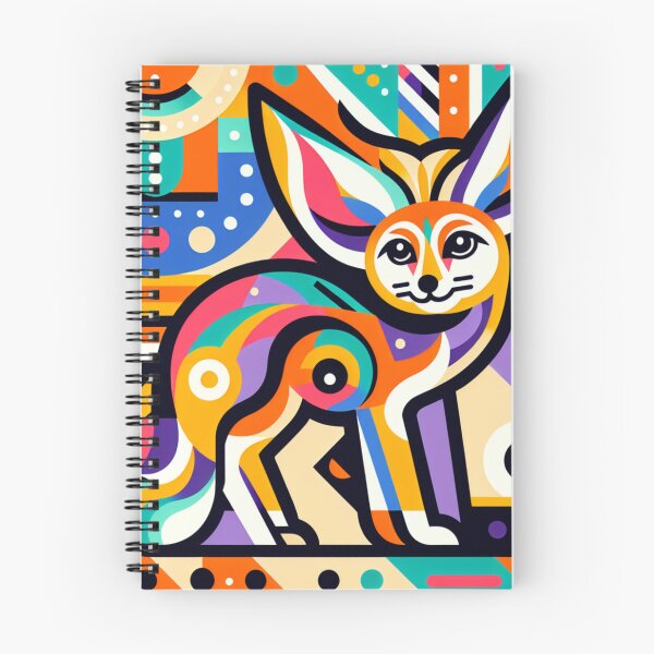 Item preview, Colorful Fennec Fox Art designed and sold by njaro.