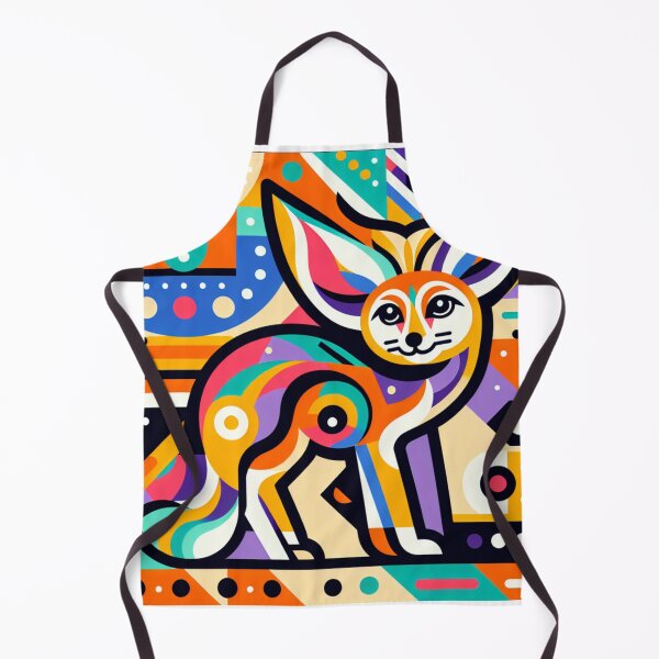 Item preview, Colorful Fennec Fox Art designed and sold by njaro.