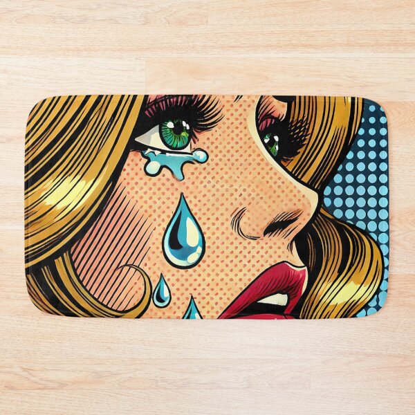 Item preview, Pop Art: Crying Woman designed and sold by PinUpPizzazz.