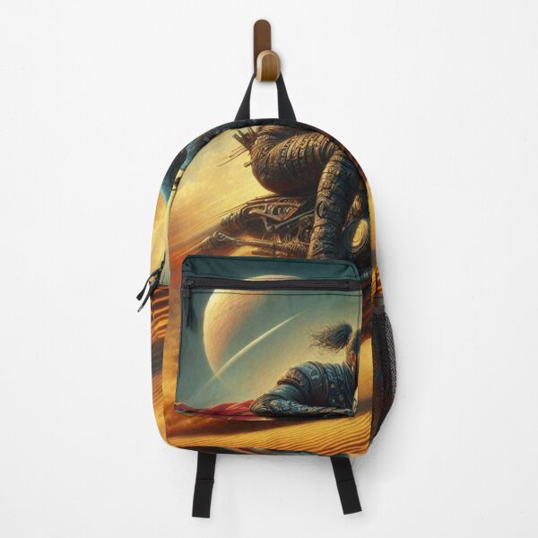Item preview, "Cosmic Desert Rider - Futuristic Dune Dash Art" designed and sold by Ghost Archer Illusions.