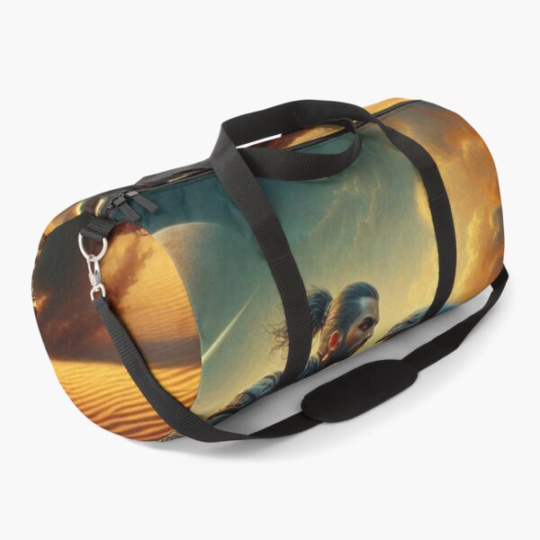 Item preview, "Cosmic Desert Rider - Futuristic Dune Dash Art" designed and sold by Ghost Archer Illusions.