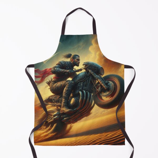 Item preview, "Cosmic Desert Rider - Futuristic Dune Dash Art" designed and sold by Ghost Archer Illusions.