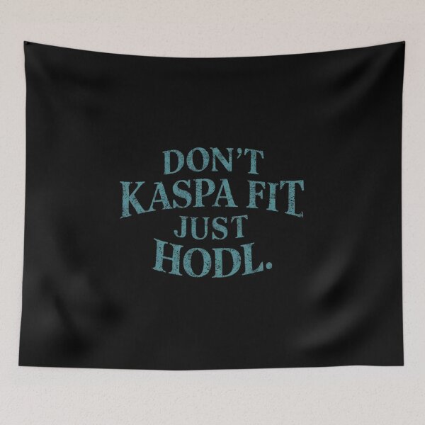 Item preview, Think Fast. Build Faster. Kaspa. designed and sold by RadDeck.