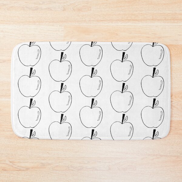 Item preview, apple black lineart designed and sold by paladinprints.