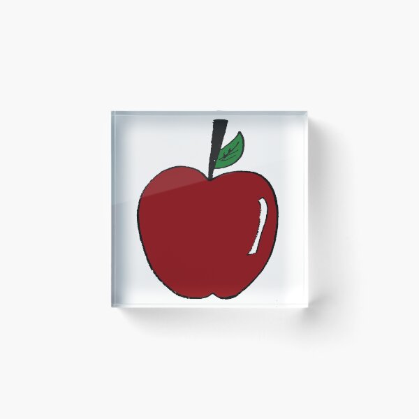 Item preview, red apple doodle designed and sold by paladinprints.