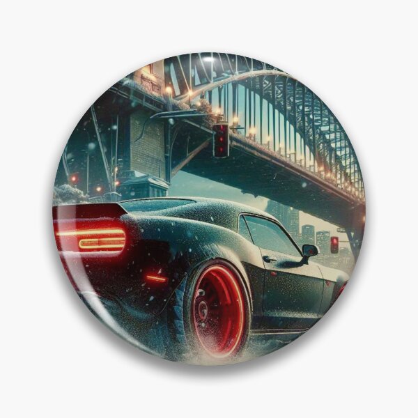 Item preview, "Arctic Drift King - Neon Snow Race Art" designed and sold by Ghost Archer Illusions.