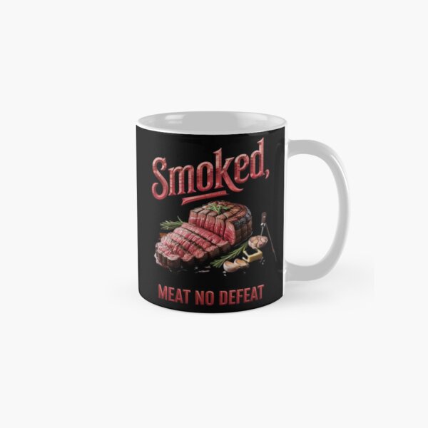 Vista previa del artículo con la obra «Carne ahumada sin derrotas para los amantes de la barbacoa. Filete divertido.», diseñado y vendido por SnowShop1.