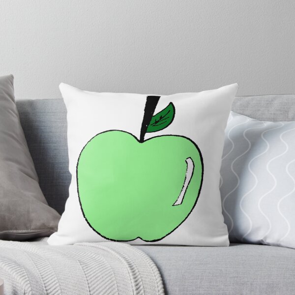Item preview, green apple doodle designed and sold by paladinprints.