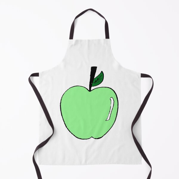 Item preview, green apple doodle designed and sold by paladinprints.