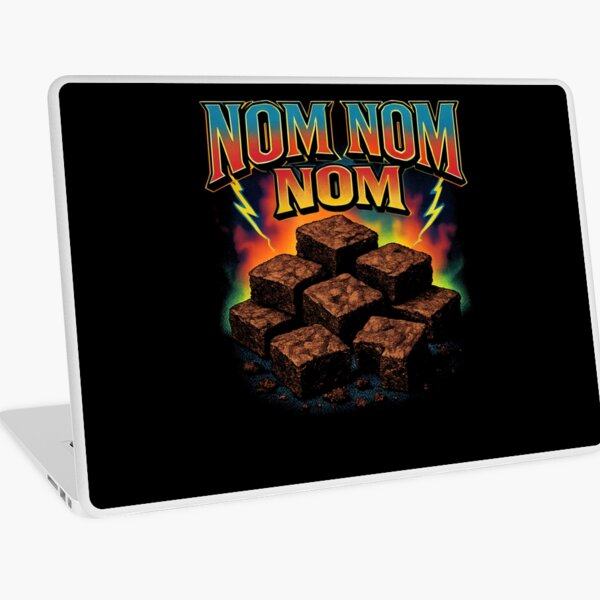 Artikel-Vorschau von Brownies Nom Nom Nom Brownie-Esser Brownie-Ausrüstung, designt und verkauft von DynamicDesign.