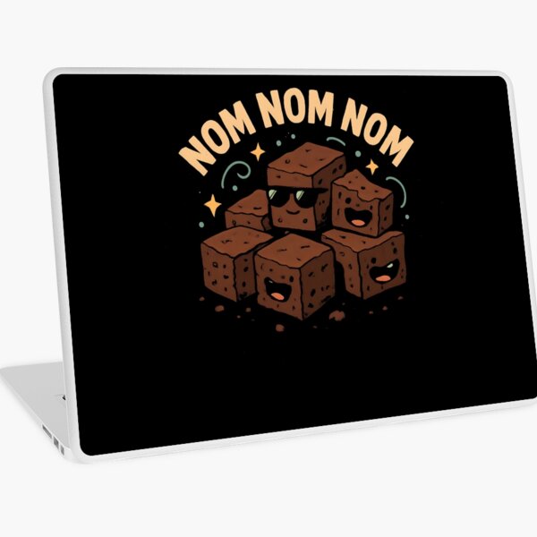 Artikel-Vorschau von Brownies Nom Nom Nom Brownie-Esser Brownie-Ausrüstung, designt und verkauft von DynamicDesign.