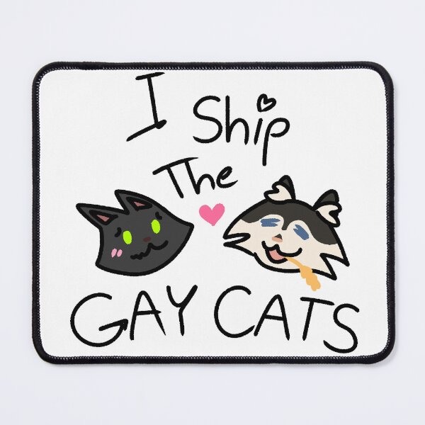 Item preview, Gay Cats - Raven & Barley  designed and sold by Daturnity.