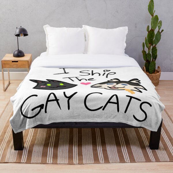 Item preview, Gay Cats - Raven & Barley  designed and sold by Daturnity.