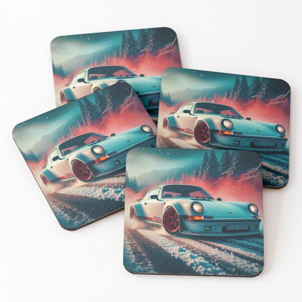 Item preview, "Arctic Drift King - Neon Snow Race Art" designed and sold by Ghost Archer Illusions.