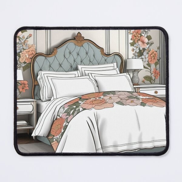Item preview, Grandmillennial Floral Bedroom Print designed and sold by MatthewAMerman.