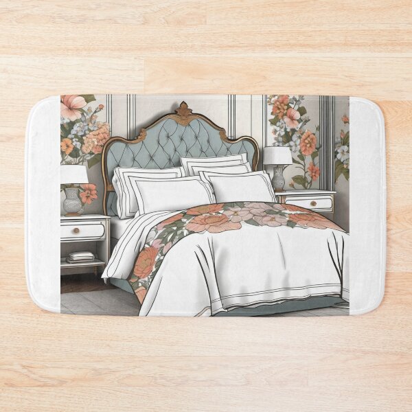 Item preview, Grandmillennial Floral Bedroom Print designed and sold by MatthewAMerman.