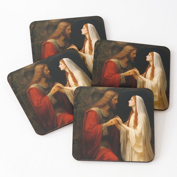 Item preview, Revelation of Redemption Mary Magdalene and the Risen Christ designed and sold by SanctifiedSouls.