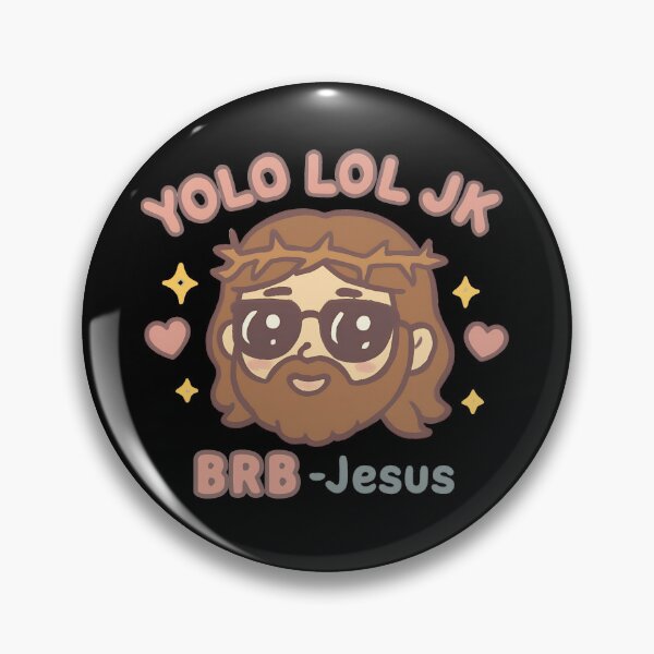 Item preview, YOLO LOL JK BRB Jesus Faith Easter Resurrection Funny Jesus Gear designed and sold by DynamicDesign.