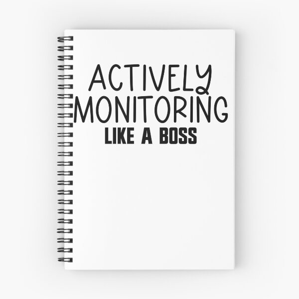 Item preview, Actively Monitoring Like A Boss Funny Test Day Teacher Gift Gear designed and sold by DynamicDesign.