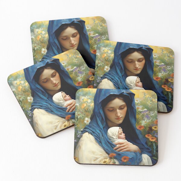 Item preview, Graceful Maternity : The Virgin Mary and the Infant Savior designed and sold by SanctifiedSouls.