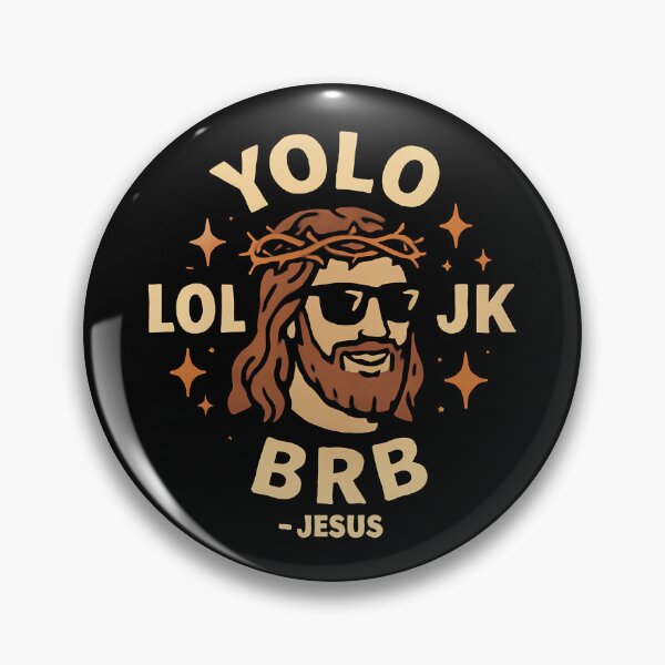 Item preview, YOLO LOL JK BRB Jesus Faith Easter Resurrection Funny Jesus Gear designed and sold by DynamicDesign.