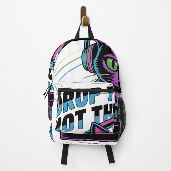 Item preview, DJ Cat – Drop the Beat Not the Combo EDM Design designed and sold by EpicMediaShop.